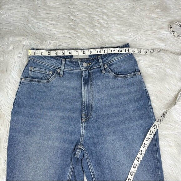 Everlane Women's Blue The Curvy Cheeky Straight Leg Designer Jean W29/L28 - Picture 9 of 12